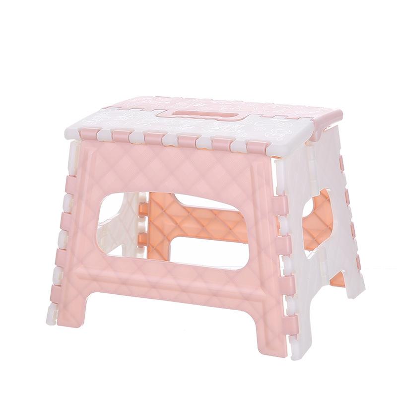 Plastic Portable Household Bathroom Folding Stool Children Adult Outdoor Portable Multi Purpose Folding Chair Easy To Store