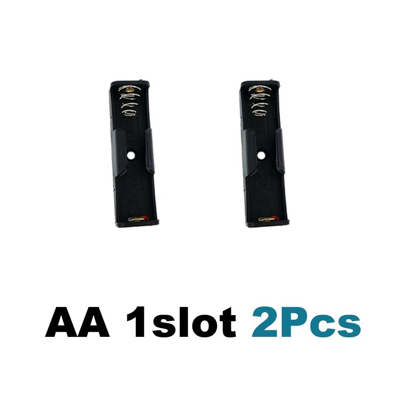 1 2 3 4 Fante porturi AA 18650 1.5v 3.7v Alimentare Baterie Cabluri de stocare Cutie Suport Cutie Cabluri Fir negru pentru instrumente de reparare Negru