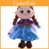 Pelúcia de Aventura Anna Elsa Frozen Com Cristal Material Super Macio Para Presente de Crianças