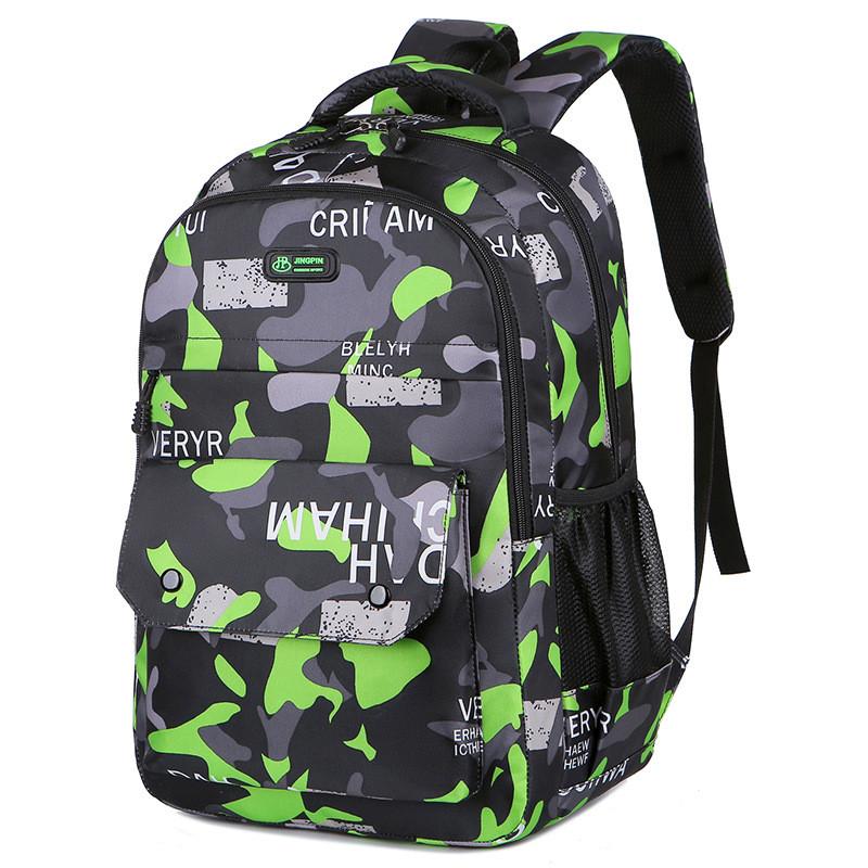 Student Printed Schoolbag Breathable Durable Travel Shoulders Bag