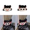 Cute Nezha Laughing And Big Eyed Expression Cartoon Embroidery Plush Backpack