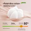 Men's Brushed Thermal Cotton Modal Crew Neck Underwear Set - Winter Thin Warm Set