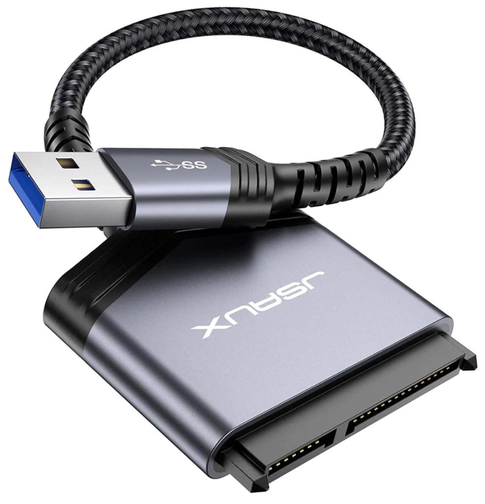 Adattatore JSAUX da USB 3.0 a SATA III per SSD/HDD da 2,5"