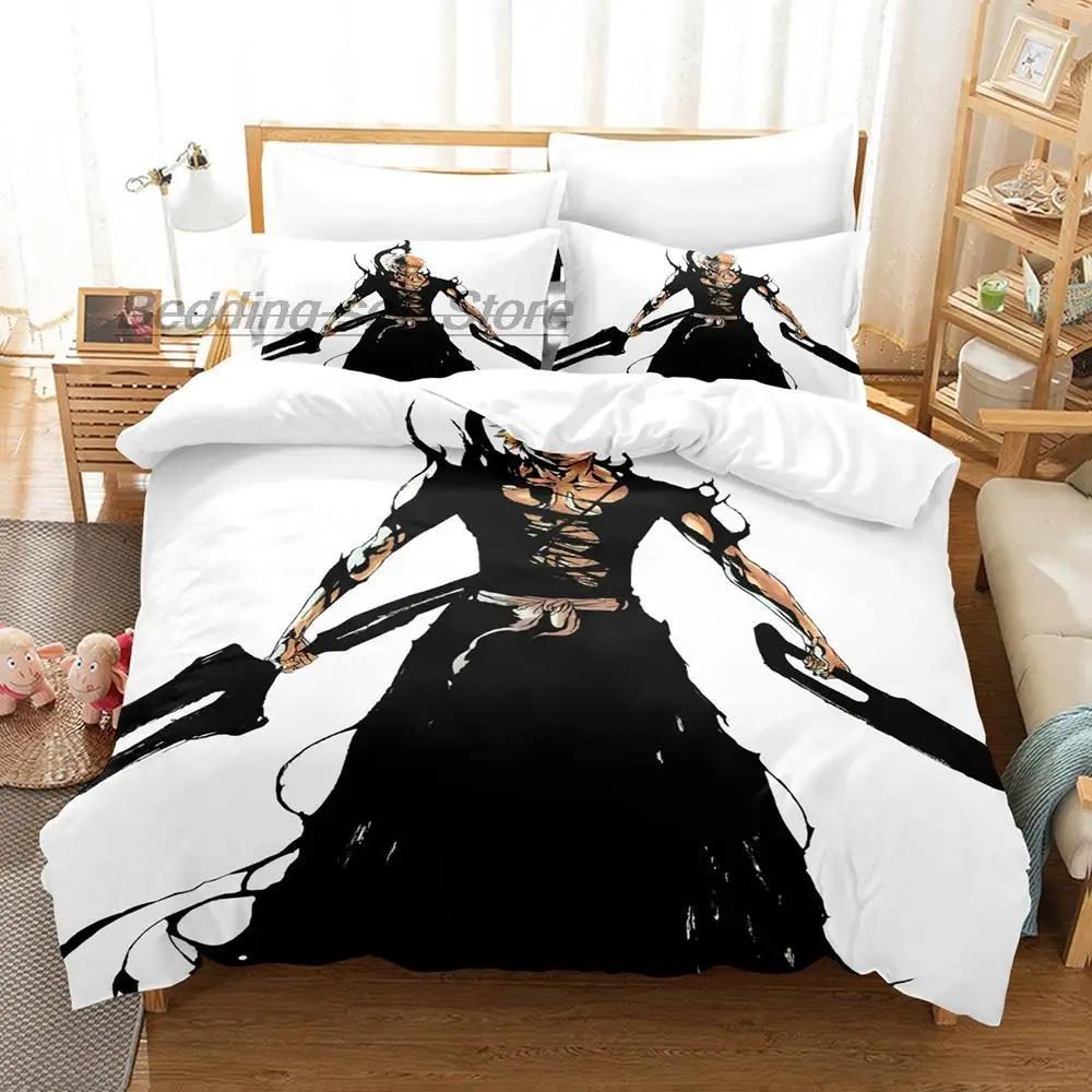 

Комплект постельного белья Bleach Kuchiki Rukia Single Twin Full Queen King Size, комплект постельного белья Aldult Kid Bedroom Duvetcover Sets 3D Print Anime 70x133cm 2pcs