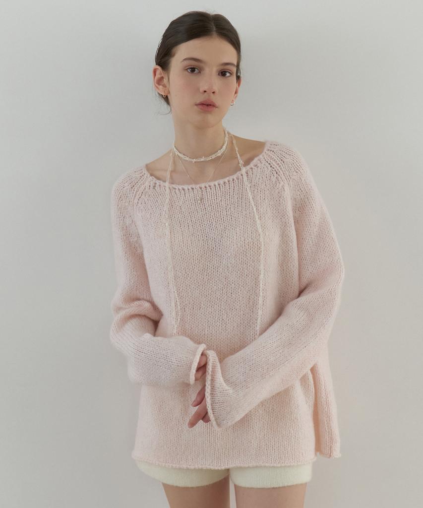 RE L Bonheur Raglan Knit (Powder Pink)