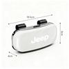 Jeep Car Visor Glasses Box Auto Sunglasses Storage Case For Jeep Grand Cherokee Wrangler JK Gladiator Compass Renegade Patriot