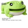 Office Stationery Decor Cute Frog Adhesive Note Dispenser, Creative Cartoon Animal Organizer, 3D Compact Pen And Stand Print Stable Memo for