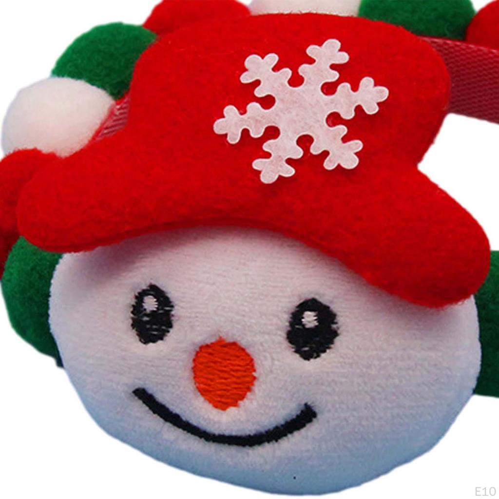 Christmas Scarf Ball Kitten Xmas Dress up Outfit Pet Dog Necklace Neckwear for Celebrating