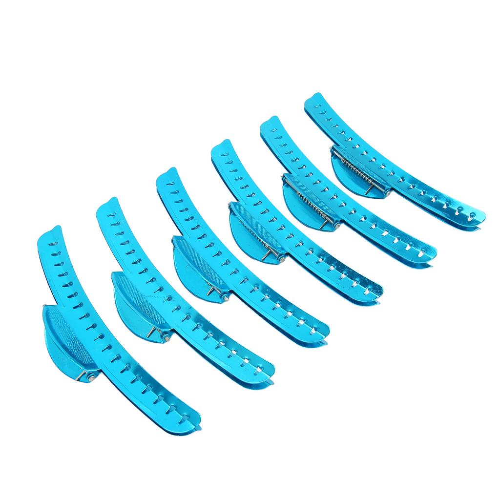 6pcs Hair Section Clamp Prevent Slip Strong Hold Lightweight Hair Styling Coloring Clips for Women