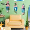 Wasserdichtes Holzschild Hawaiianisches Surfbrett Wandkunst, Tropisches Stranddekor Schild, Sommer Aloha Thema Hängendes Schild Langlebig für Wohnzimmer Kinder