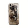 Creative design black horse pattern Phone Case For iPhone 17 Pro Max 16E 15 Pro 14 13 12 11 Mini AIR XS XR XS 8Plus  anti drop