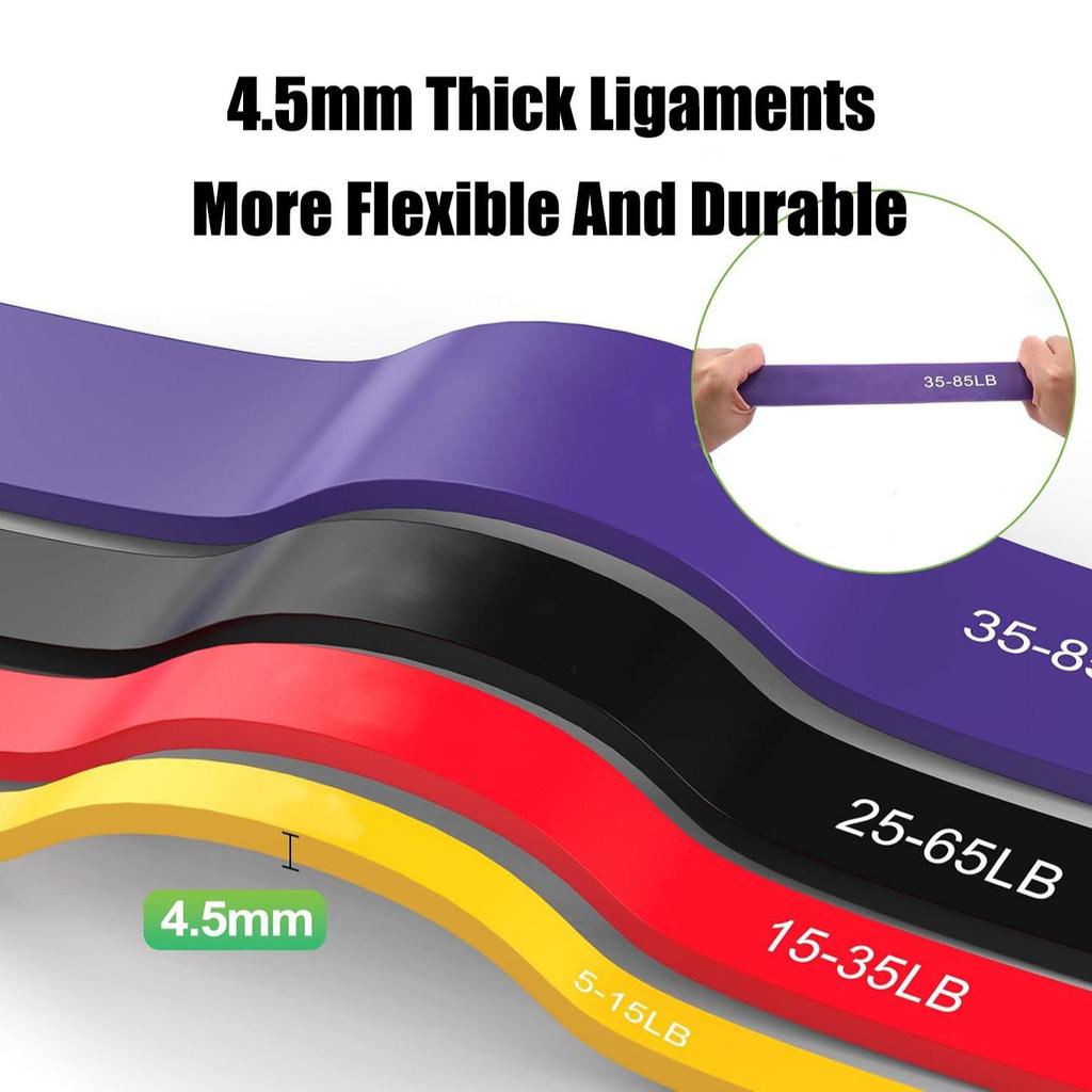 Sport Resistance Band Set: Elastic Pull-up & Strength Training for Yoga, Men & Women