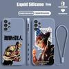 Attack On Titan Anime Cute For Samsung A72 A54 A53 A52 A42 A34 A32 A25 A24 A23 A22 A15 A14 A13 A12 Liquid Left Rope Phone Case