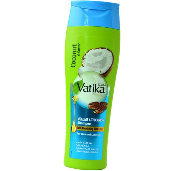 

Шампунь для об єму волосся, Vatika Coconut Castor, Dabur (43634022) 200ml