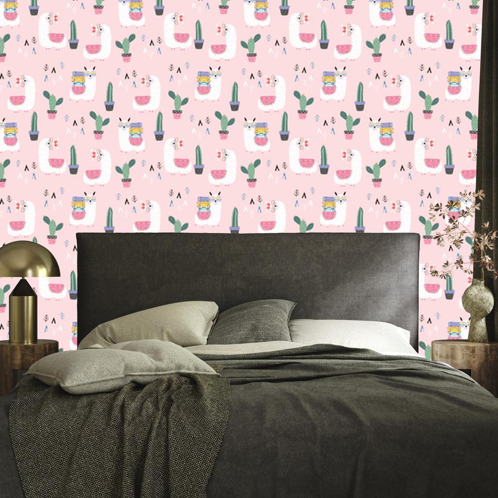 Lamy wallpaper with colorful patterns for living room and bedroom 50x1000