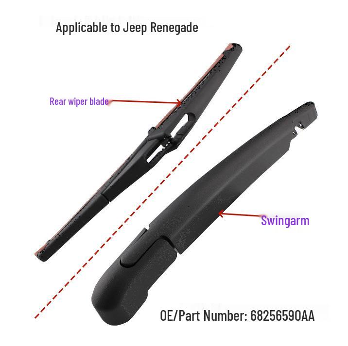 Jeep Renegade Rear Wiper Blade Arm Assembly OE:68256590AA