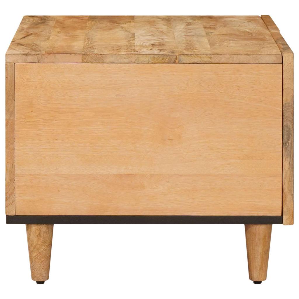 Coffee Table Brown 80 x 50 x 40 cm Solid Mango Wood