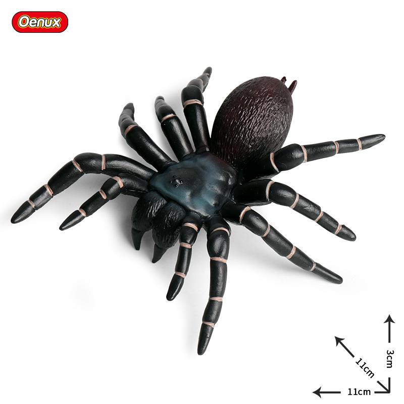 Oenux Insekten Tiere Modell Spinnennetz Skorpion Fledermaus Actionfiguren Figur Miniatur Niedlich Pädagogisch Kinder Spielzeug Halloween Geschenk