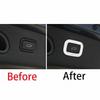 For Kia Sportage 17-2022 Matte Silver Tailgate Trunk Open Button Cover Trim