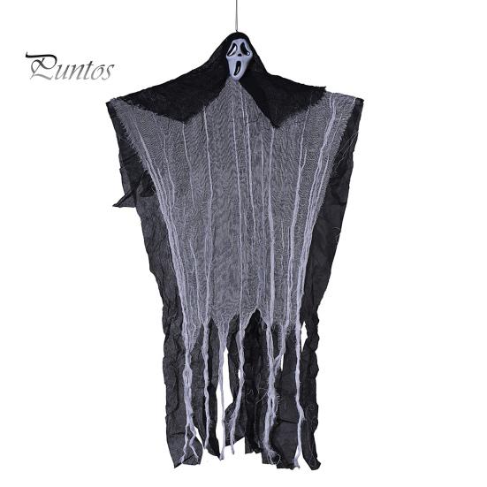 

Подвеска на Хэллоуин, реалистичное подвесное украшение с черепом и призраком, создающее жуткую атмосферу для вечеринок, мероприятий чёрный