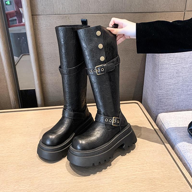 New Style Fashionable Autumn Winter Woman Short Boots Soft Bottom Anti-slippery Versatile Catwalk Women's Boots  Mujer