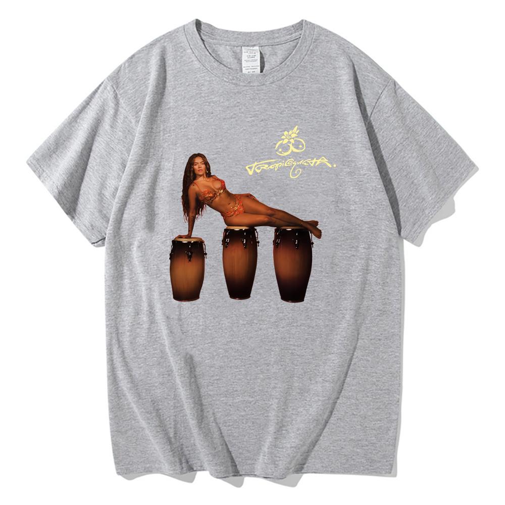 Karol G Tropicoqueta New Album Graphic Print T-shirts Funny Music Karol G Tee Unisex Top Women Cotton Comfortable Tshirts Unisex