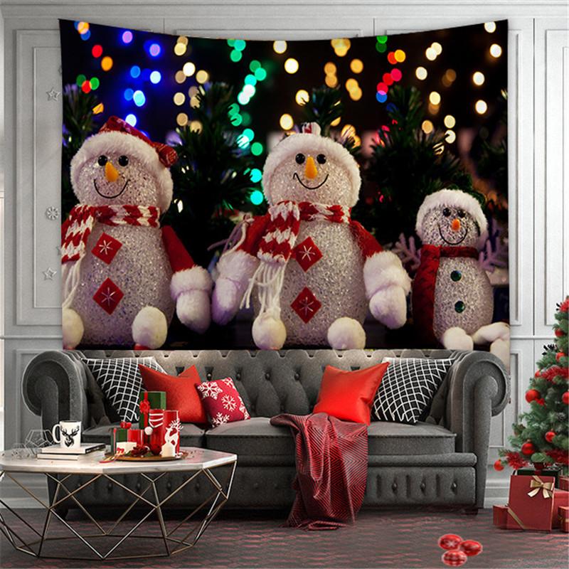 

Украшение дома Рождественский гобелен в стиле Санта-Клауса настенный в богемном стиле для дома, гостиной, спальни, гобелен, украшение 200x150cm
