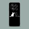 Phone Case for Xiaomi Redmi 15C 14C 12C 13C Redmi Note 15 14 13 12 11 10 Pro Plus 5G 12S Silicone Cover Funny Cute Cat Line Art