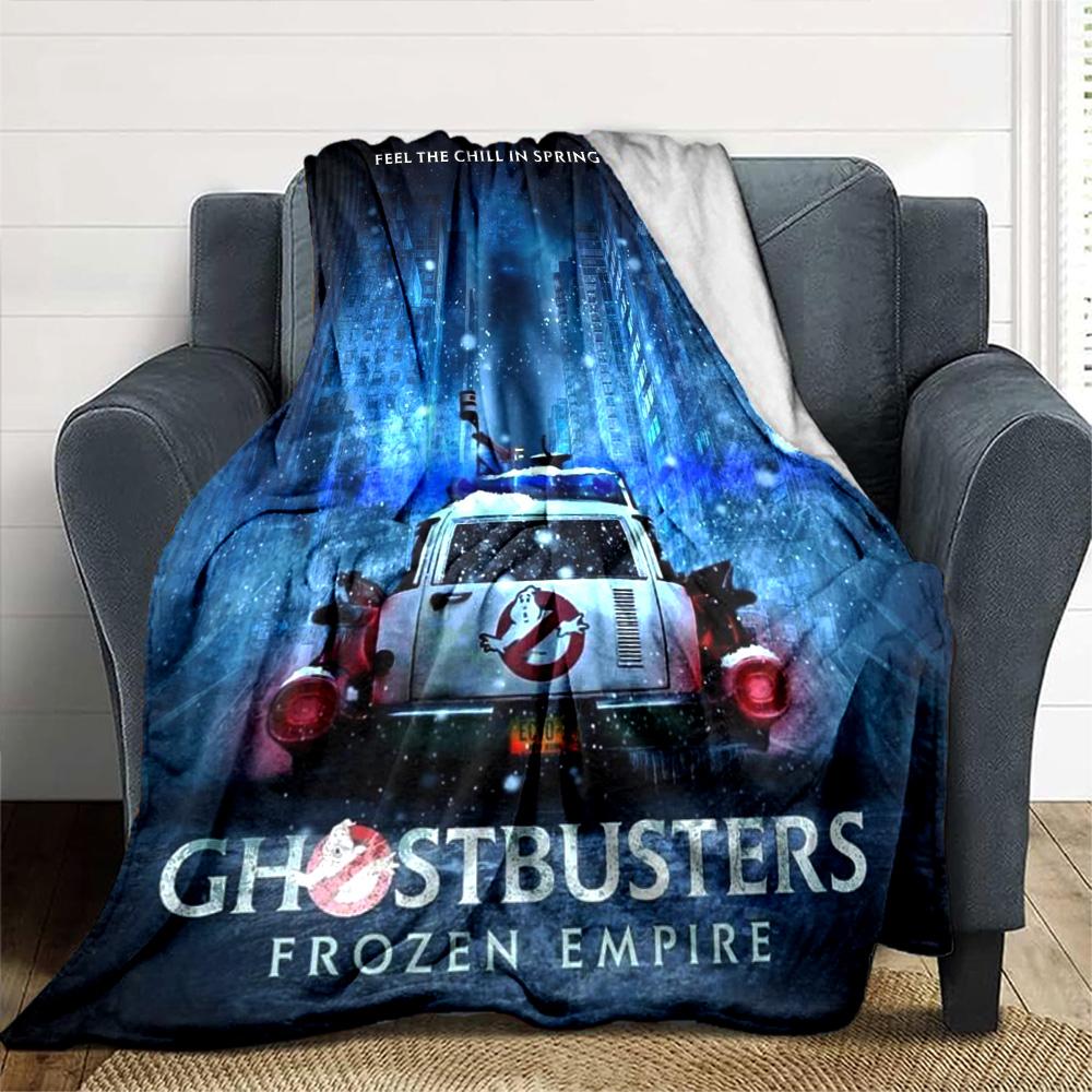 Ghostbusters Blanket Ultra-Soft Perfect for Office Chair Livingroom Picnics All-Season Use Modern Birthday Christmas Gift Blanket