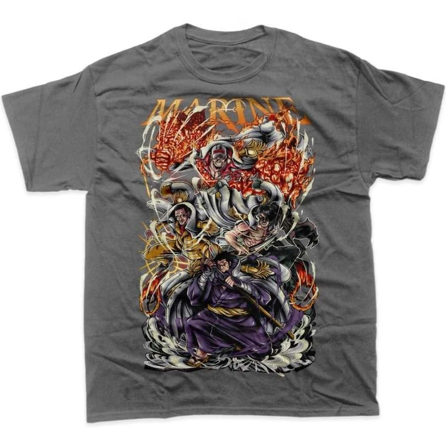 One Piece Anime Print T Shirt Unisex Unisex Cotton Short Sleeve Summer Y2k Graphic Tee Casual Streetwear Oversized Harajuku Tops