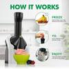 200w Home Ice Cream Maker Fruit Soft Serve Maker Energy-saving Electronic Ice Cream Machine For Frozen Fruit Dessert