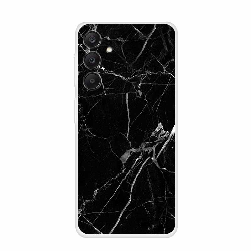 Marble Patterns Phone Case for Samsung A25 Soft Transparent TPU Clear Cover for Samsung Galaxy A 25 Protective Silicone Shell
