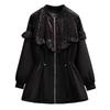2025 Spring Trendy Waist-Hugging Sequin Jacket - Korean Fashion Inspired Hong Kong Style