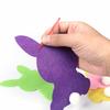 Cute Rabbit Banner Garland Happy Easter Party Hanging Bunting Felt Flags Spring Home Decoration Kids Birthday Party Supplies