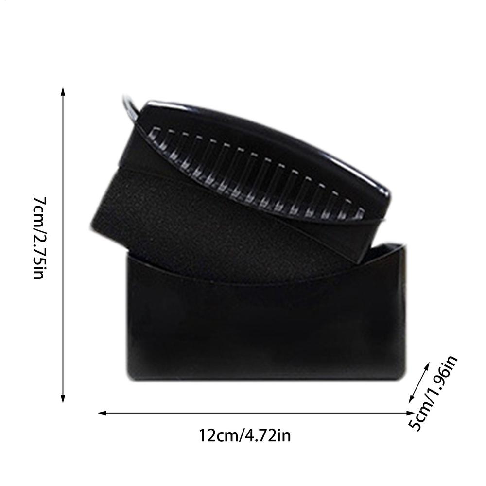 Flat Curved Car Wheel Polishing Waxing Sponge Brush With Cover ABS Washing Cleaning Tire Contour Dressing Applicator Pads