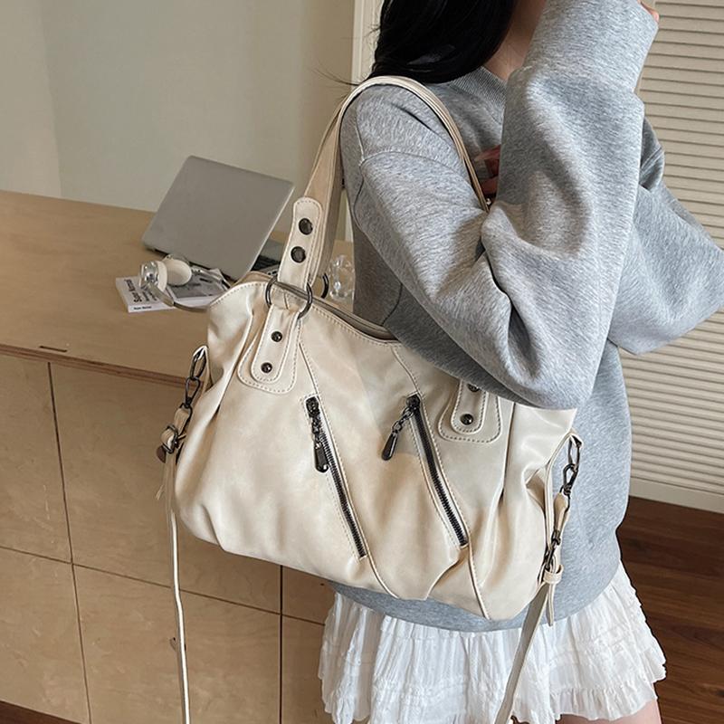 Yogodlns Fashionable Tote - Large Capacity Bag, Adjustable Strap, Compact Crossbody Purse, Stylish Everyday Wear