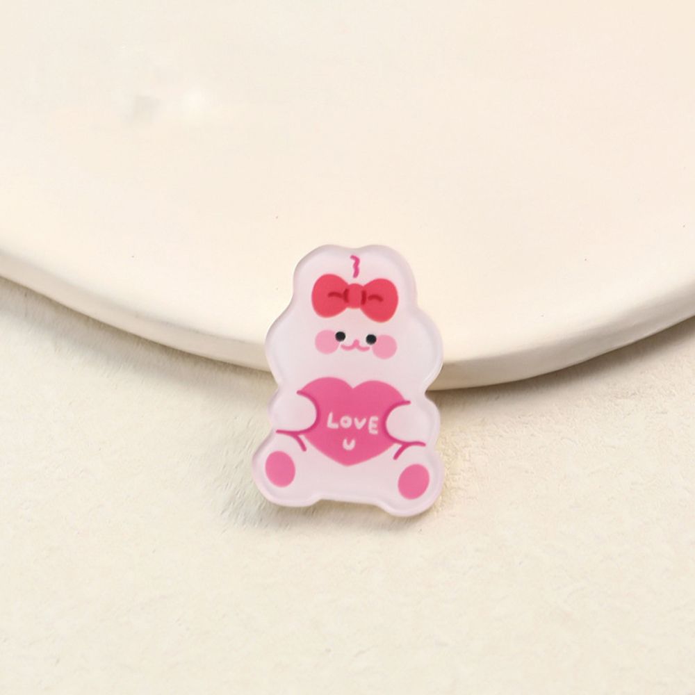 Japanische einfache süße schöne Acryl Student Mode Schmuck Cartoon Brosche koreanischen Stil Brosche Tasche Ornament