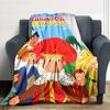 1pc Curious George (3) Blanket, Gift, for Men and Women, Soft Blanket, Good for Sofa Bed Couch Travel, Lightweight Flannel Blanket