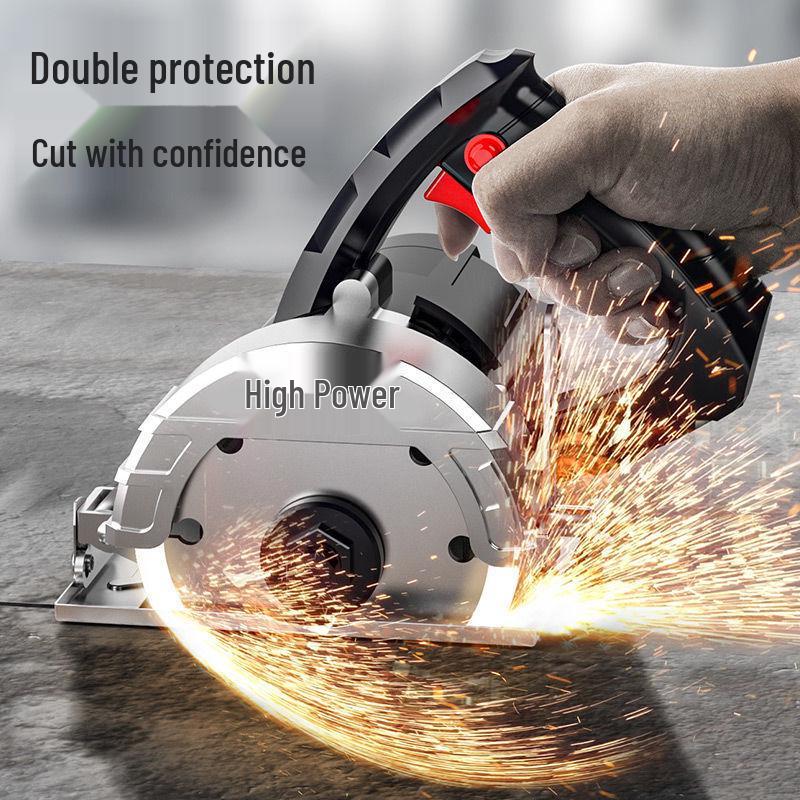 Versatile Portable Electric Saw for Marble, Stone, Tile, and Woodcutting