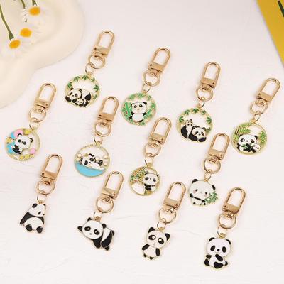 Panda Alloy Keychain Pendant Charm - Gift for Friends & Classmates, Bag Decoration