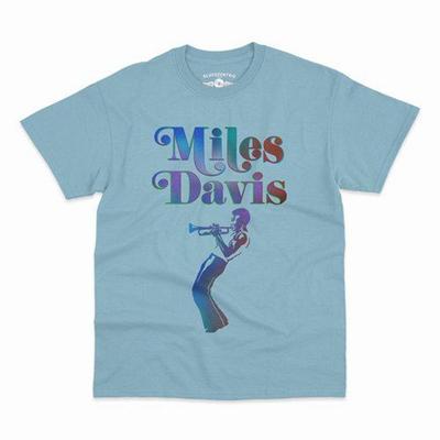 Miles Davis Neon T-Shirt and Kids Tshirt - Classic Heavy Cotton