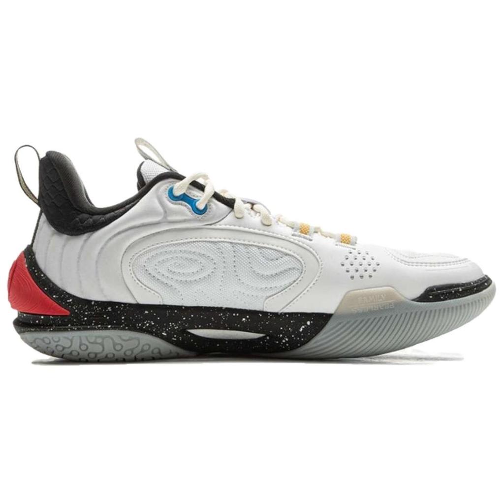 Li-Ning Li Ning Cushioning Breathable Abrasion Resistant Low top Basketball Shoes Men's White ABPV001-2