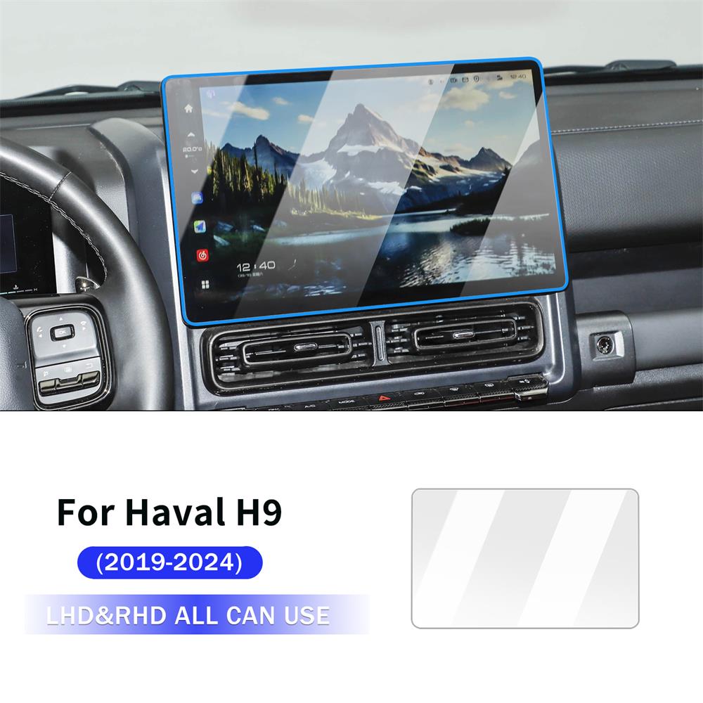 For Haval H9 2024 2025 2026 Tempered Glass Screen Protector Film Car GPS Navigation and Dashboard Anti-scratch Accessories