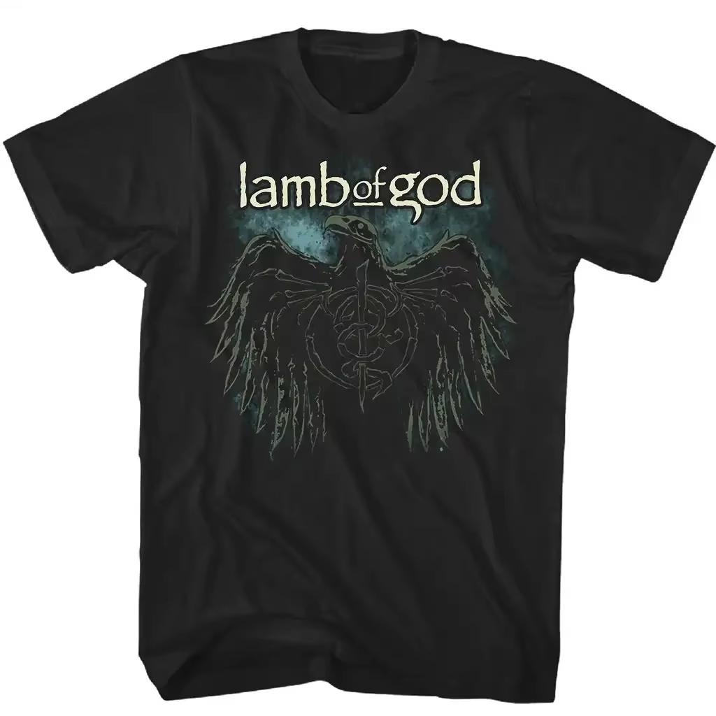 2026 T-shirt Grafica Classica Band Heavy Metal Lamb Of God Unisex Streetwear Moda Top Oversize Estate Nuova Maglietta