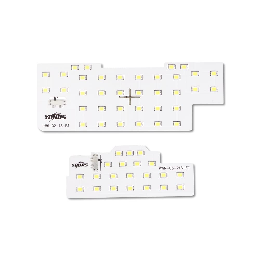 

YOURS LED Front and Rear Room Lamp Set for Suzuki Hustler January 2014 December with Brightness Includes specially designed interior lighting and белый