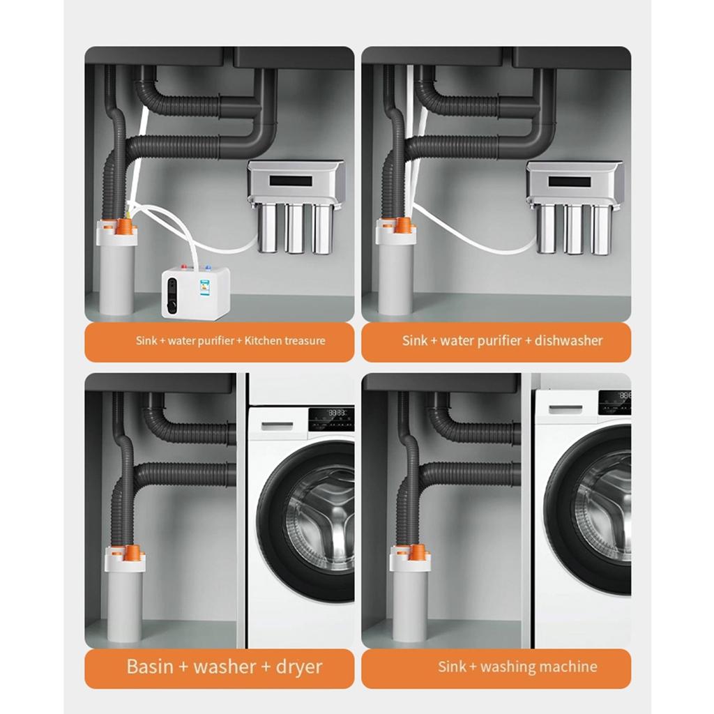 Dezodorant Umywalka Kanalizacyjna Złącze Kolanka Rury Elastycznej Pralka Odpływ Podłogowy Rura Trójnik Kolanko Kanalizacyjne Trójniki Złącze