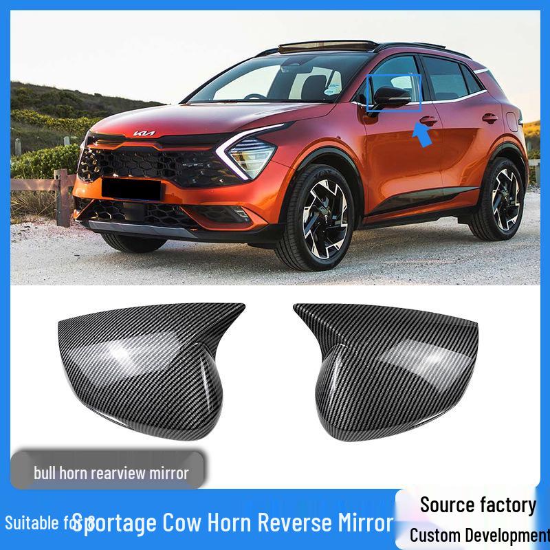 Kia Sportage 22-Model Rearview Mirror Housing for Modification Glossy Black
