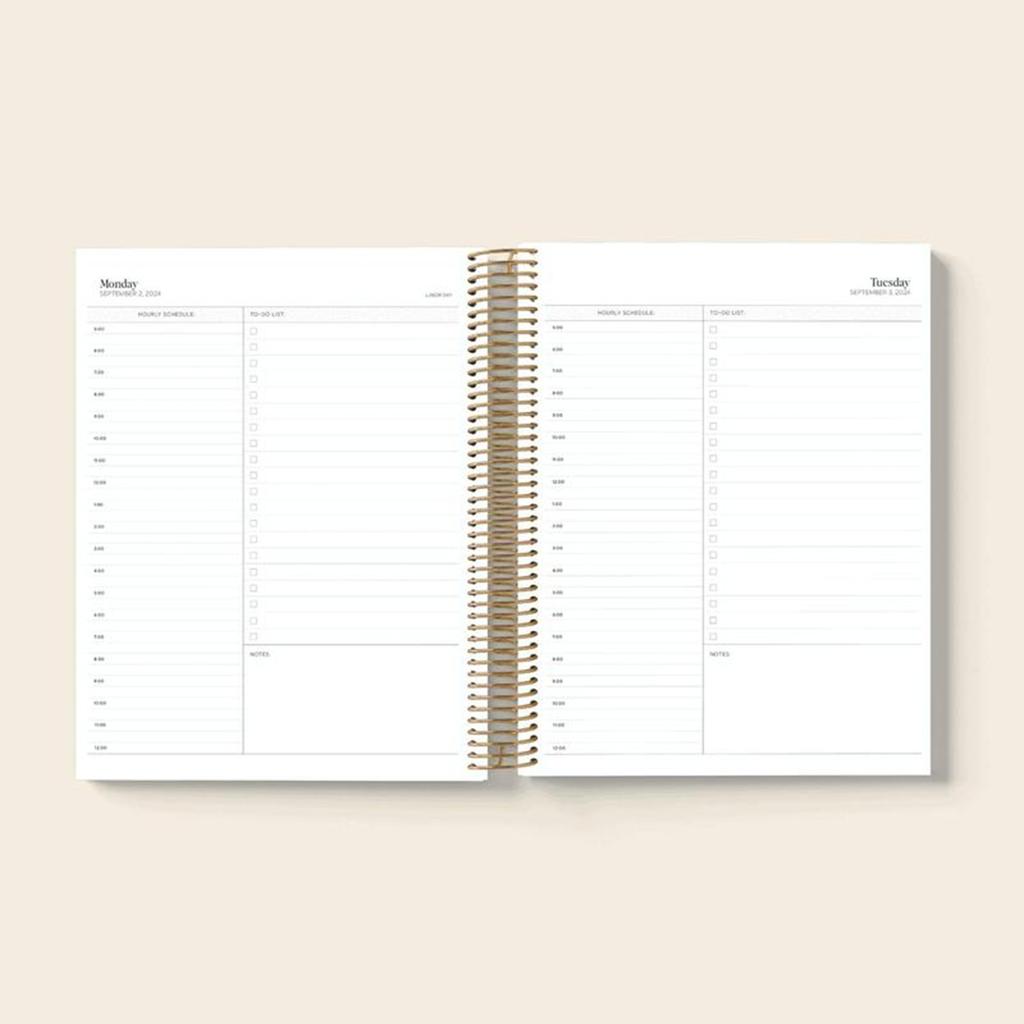 2024-2025 Planner - Aug2024 - JUL 2025, Academic Planner 2024-2025, 2024-2025 Planner Weekly And Monthly,A5,Tabs, Hardcover, Back Pocket