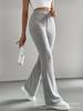 Women's 2024 Autumn/Winter Slim-Fit Flare Knit Pants