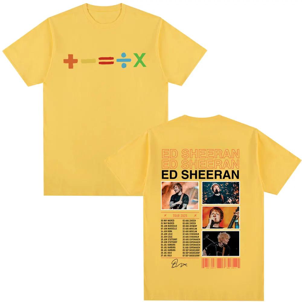 

Ed Sheeran Tour T-shirt Men Women Clothing Fashion Hip Hop T Shirts Casual Short Sleeve T Shirt Tops Streetwear S